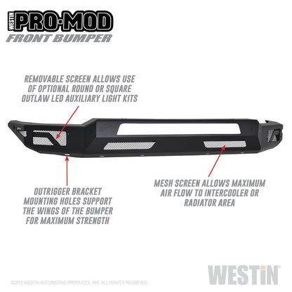 Westin Pro-Mod Front Bumpers 58-41075