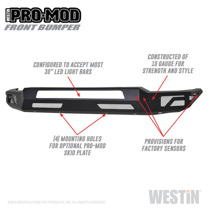 Westin Pro-Mod Front Bumpers 58-41075