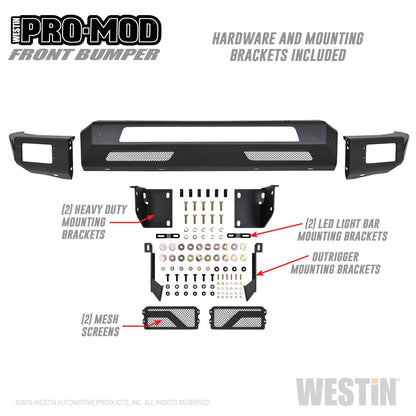 Westin Pro-Mod Front Bumpers 58-41075