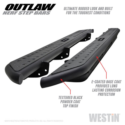 Westin Outlaw Step Bars 58-54085